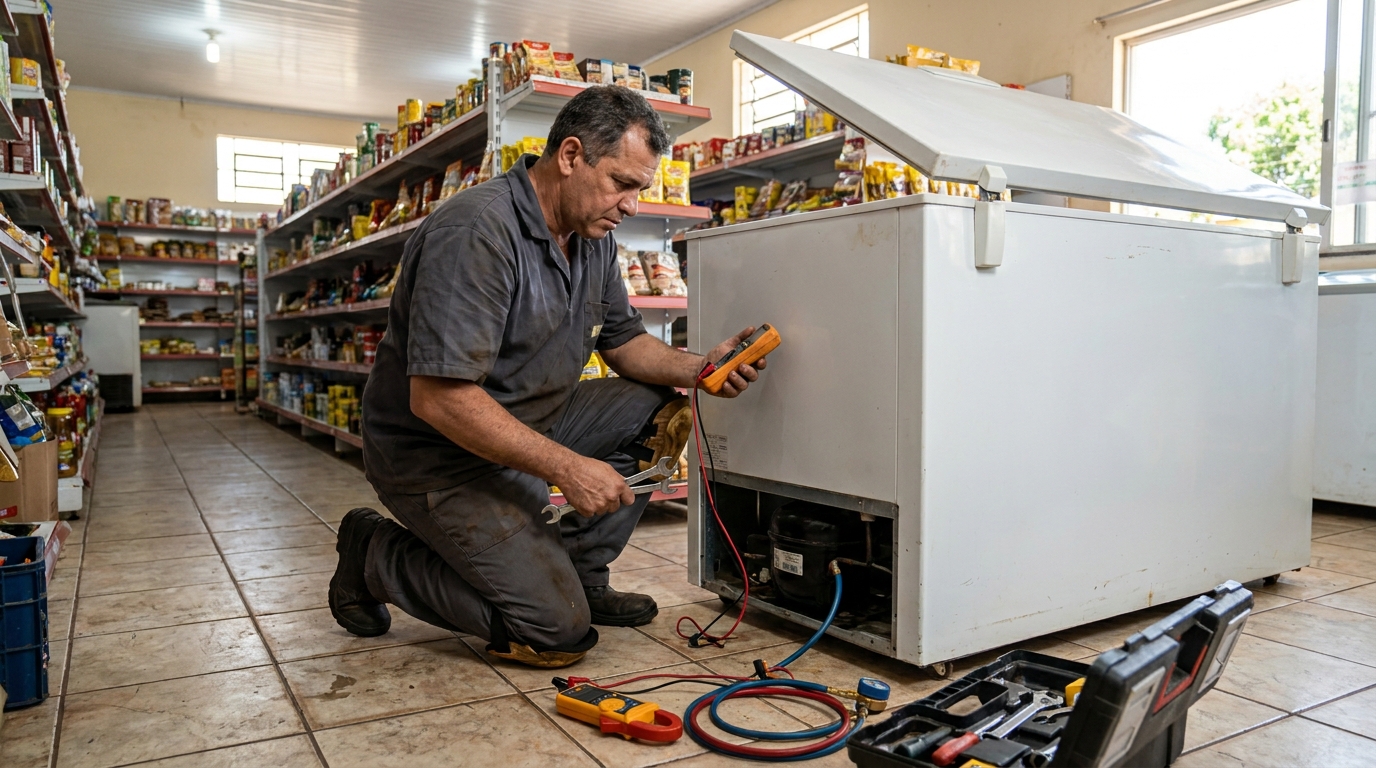 Manutenção de freezer em Botucatu‑SP